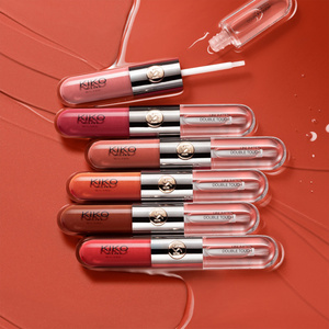   KIKO Milano Unlimited Double Touch Zweiteiliger Flüssiglippenstift 105 Scarlet Red 2x3ml