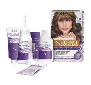 LOREAL EXCELLENCE COOL CREME HAARFARBE 6.11 ULTRA-ASCHE DUNKELBLOND