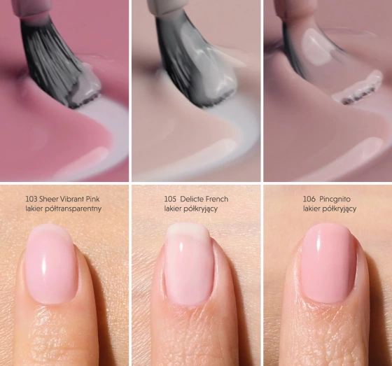 Kliknij na zdjęcie, aby je powiększyć Semilac Nail Lacquer Klassischer Nagellack 106 Pinkognito 9 ml