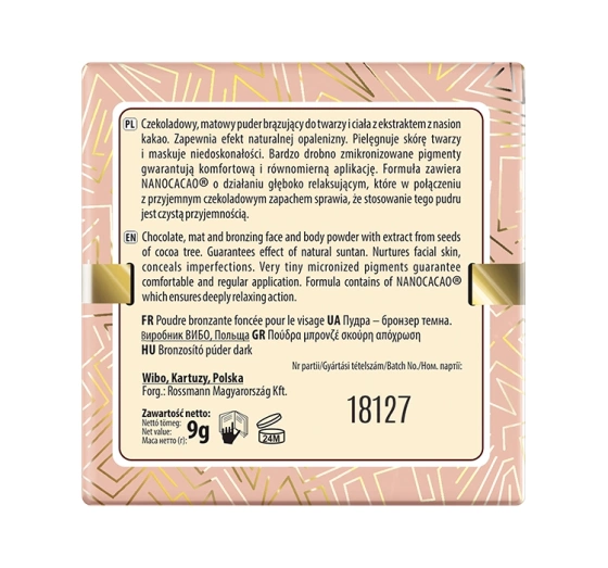 LOVELY TOFEE CHOCOLATE MATTE FACE BRONZER