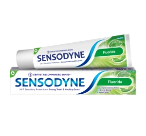 Sensodyne Fluoride Zahnpasta mit Fluorid zum Schutz vor Karies, 75 ml