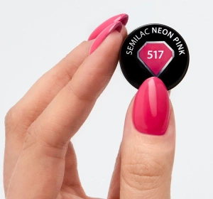 SEMILAC UV HYBRID NAGELLACK MARGARET NEON PINK 517