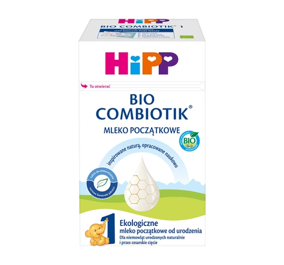 Kliknij na zdjęcie, aby je powiększyć HiPP Bio Combiotik 1 Ökologisches Anfangsmilchpulver für Säuglinge 550g