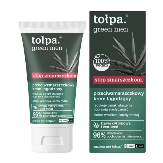 Kliknij na zdjęcie, aby je powiększyć Tołpa Green Men Anti-Falten-Creme für Männer 50 ml