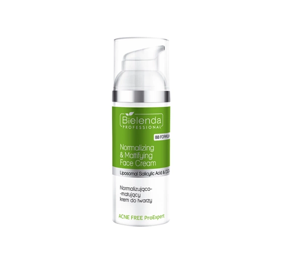 BIELENDA PROFESSIONAL ACNE FREE PRO EXPERT NORMALISIEREND-MATTIERENDE GESICHTSCREME 50ML