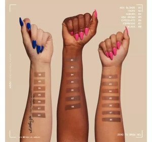 NYX PROFESSIONAL MAKEUP ZERO TO BROW AUGENBRAUENGEL 02 ASH BLONDE 2ML