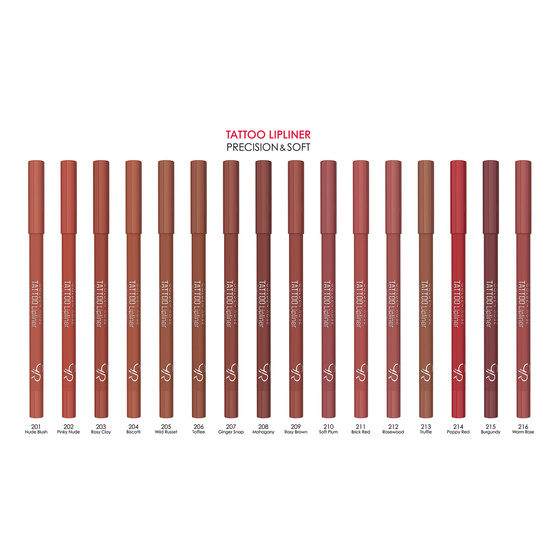 Kliknij na zdjęcie, aby je powiększyć Golden Rose Tattoo Lipliner Wasserfester Lippenkonturenstift 209 Rosy Brown 1,2 g