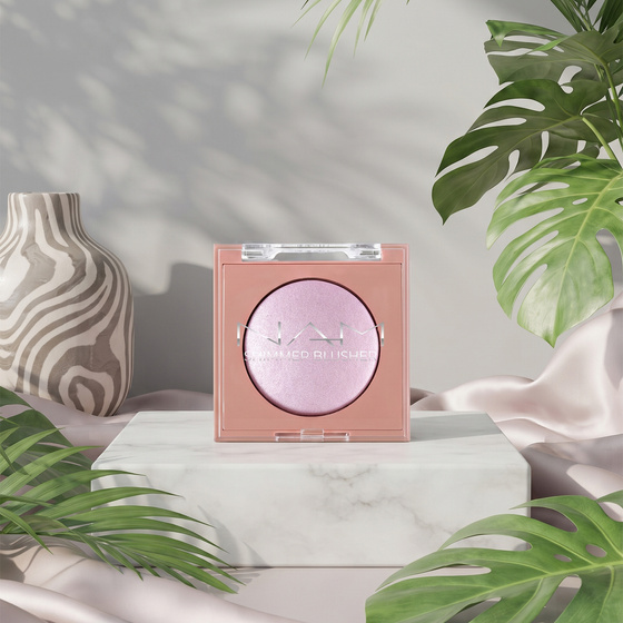 Kliknij na zdjęcie, aby je powiększyć NAM Shimmer Blusher – strahlendes Rouge 04 Icy Lavender 4 g