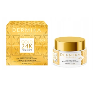 Dermika Luxury Gold 24K Gesichtscreme für reife Haut 65+ 50ml