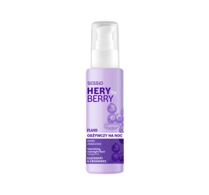 Sessio Hery By Berry Blueberry & Ceramides Nährendes Nachtfluid für geschädigtes Haar 100 ml