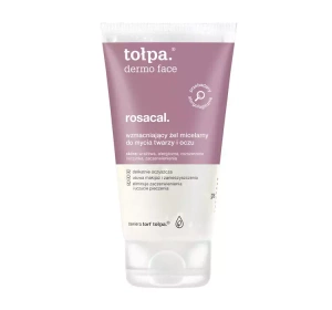 Tołpa Dermo Face Rosacal – stärkendes Mizellen-Gel zur Reinigung von Gesicht und Augen, 150 ml