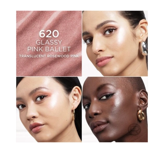 Kliknij na zdjęcie, aby je powiększyć L'Oréal Paris Lumi Le Glass Highlighter-Stick 620 Glassy Pink Ballet 5g