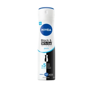 NIVEA Black&amp;White; Invisible Pure Antitranspirant-Spray für Frauen 150 ml
