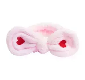 LASH BROW KOSMETISCHES HAARBAND MIT SCHLEIFE ROSA