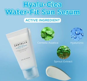 SKIN1004 Madagaskar Centella Hyalu-Cica Water-Fit Sun Serum SPF50+ Gesichtsschutzcreme 15ml