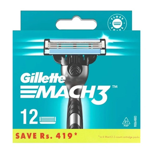 GILLETTE MACH3 ERSATZKLINGEN 12 STÜCK