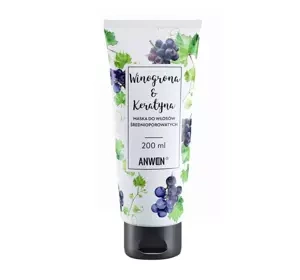 ANWEN TRAUBEN KERATIN MASKE FÜR MITTELPORÖSES HAAR 200ML