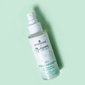 Orientana x Czytamy Etykiety.pl 2-in-1-Gesichtswasser-Spray zur Hautausgleichung und Erfrischung, 100 ml