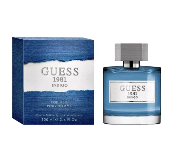 Guess 1981 Indigo for Men Eau de Toilette Spray 100 ml