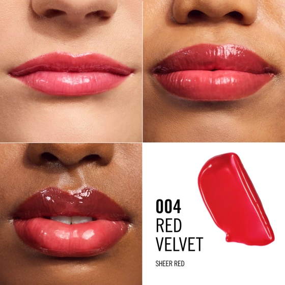 Rimmel Oh My Gloss! Butter Me Up Feuchtigkeitsspendender Lippenbalsam 004 Red Velvet 15 ml