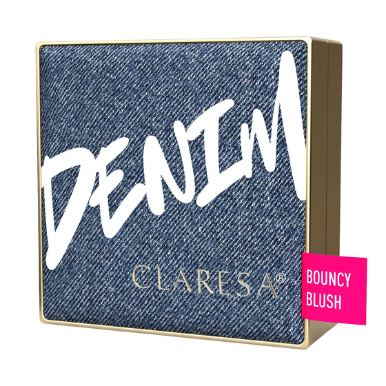 Kliknij na zdjęcie, aby je powiększyć Claresa Denim Rouge „Bouncy“ mit elastischer Formel im Kompaktpuder 01 Rosy Apricot 10 g