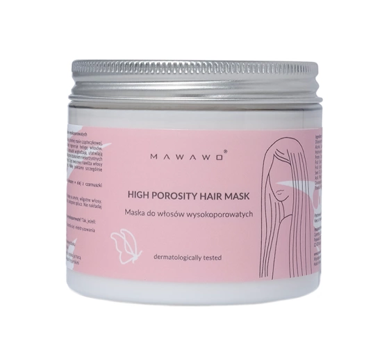 Kliknij na zdjęcie, aby je powiększyć MAWAWO HIGH POROSITY HAIR MASKE FÜR HAARE MIT HOHER POROSITÄT 200ML