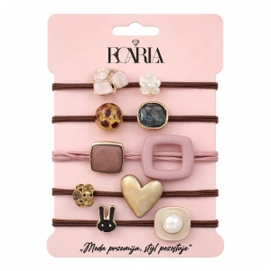 eCarla Haargummi-Set GUM183, 5 Stück