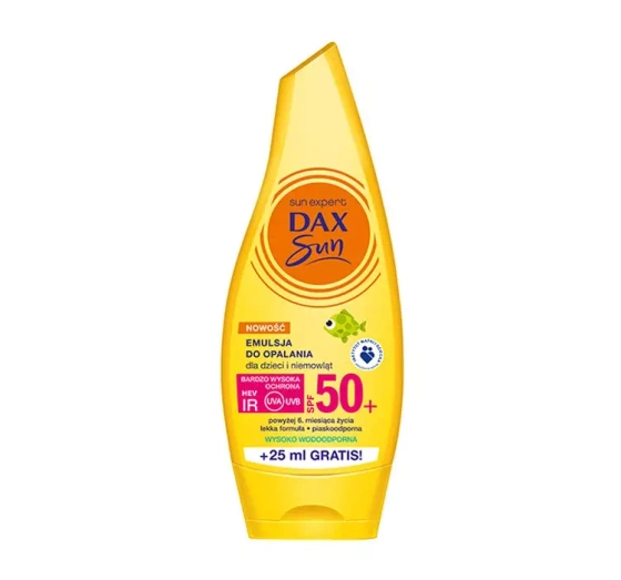 DAX SUN SONNENSCHUTZEMULSION FÜR KINDER UND BABYS SPF50+ 175ML
