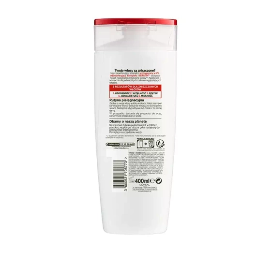 Kliknij na zdjęcie, aby je powiększyć L'Oréal Paris Elseve Total Repair 5 Shampoo 400 ml