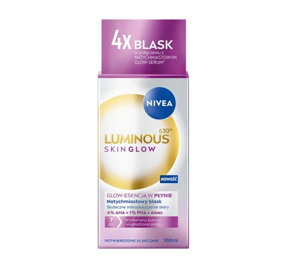 NIVEA Luminous630 Glow-Essenz Mikropeeling 100ml