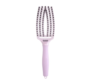 Olivia Garden Fingerbrush – Haarbürste mit gemischten Borsten in der Farbe „Ethereal Lavender“