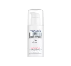 Pharmaceris W Mela-Protect Feuchtigkeitsspendende und schützende Creme zur Aufhellung von Pigmentflecken LSF 50+ 50 ml