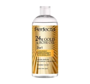 Perfecta 24K Gold & Rose Oil Luxuriöses 3-in-1 Feuchtigkeits-Mizellenwasser 400ml
