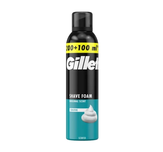 GILLETTE SENSITIVE RASIERSCHAUM ORIGINAL DUFT 300ML