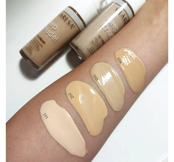 Kliknij na zdjęcie, aby je powiększyć CLARESA KEEP IT NUDE TÖNUNGSCREME CC 104 NUDE