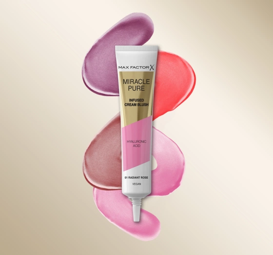 Max Factor Miracle Pure cremiges Wangenrouge 01 Radiant Rose 15ml