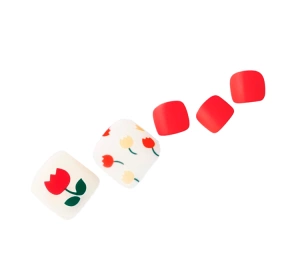 Ohora Hybrid-Nagelsticker Pedicure My Tulip