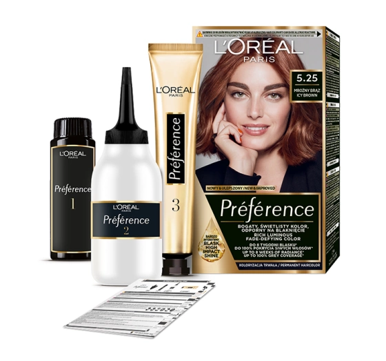 Kliknij na zdjęcie, aby je powiększyć LOREAL RECITAL PREFERENCE HAARFARBE M2 5.25