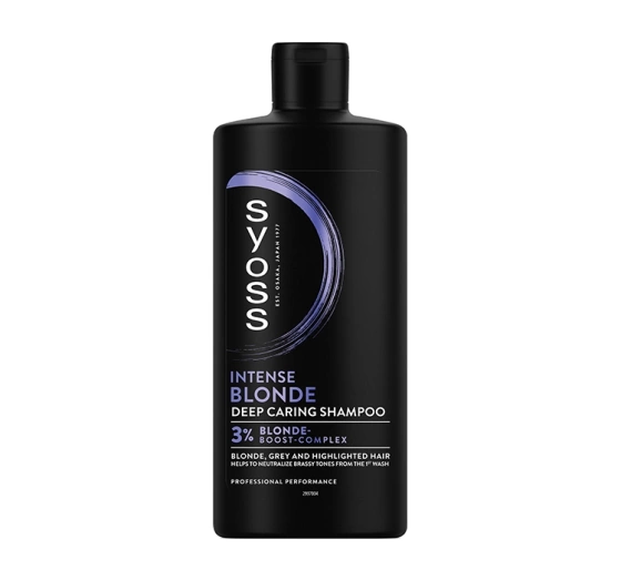 SYOSS BLONDE & SILVER SHAMPOO FÜR AUFGEHELLTE BLONDE UND GRAUE HAARE 440ML