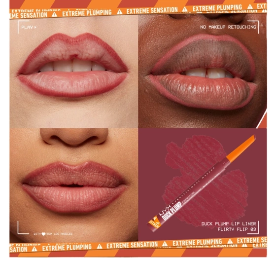 NYX Professional Makeup Duck Plump Lippenkonturenstift 03 Flirty Flip 0,3 g