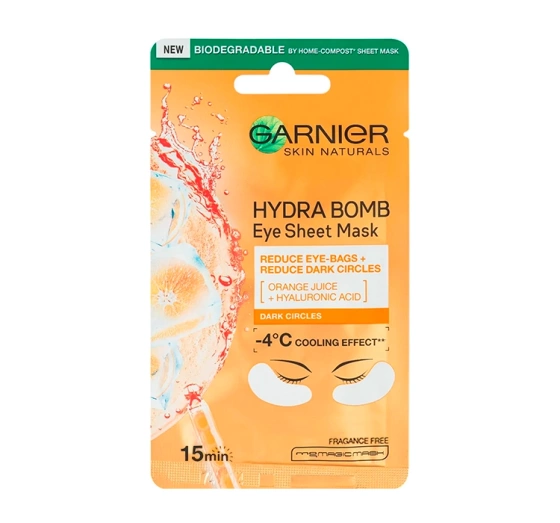 Garnier Skin Naturals Hydra Bomb Augenpads auf Stoffbasis 6 g