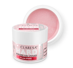 Claresa Hard & Easy Aufbaugel für Nägel Milky Pink 45 g