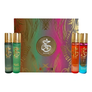 Paris Corner Eau de Parfum Spray Khair 15 ml + Khair Pistachio 15 ml + Khair Fusion 15 ml + Khair Confection 15 ml