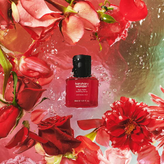 Haruharu Wonder Rose PDRN Soothing Serum – beruhigendes Gesichtsserum mit Polynukleotiden aus Rosen, 30 ml