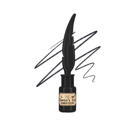 Kliknij na zdjęcie, aby je powiększyć Wibo Raven's Ink Flüssiger Eyeliner mit Partikeln 04 Black Cat 8 ml
