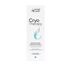 MORE4CARE CRYOTHERAPY MIZELLENSHAMPOO FÜR BESCHÄDIGTES HAAR  200ML