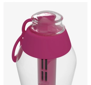 Dafi Soft Filterflasche mit Aktivkohlefilter 0,5 l Pink