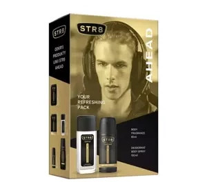 STR8 Ahead Duftspray mit Zerstäuber 85 ml + Deodorant Spray 150 ml