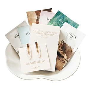 SKIN1004 Madagascar Centella Variety Mask Set Tuchmaskenset 6 Stück + Haarspangen 2 Stück