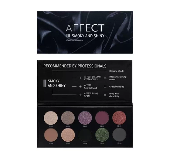 AFFECT SMOKY AND SHINY PALETTE 10 LIDSCHATTEN